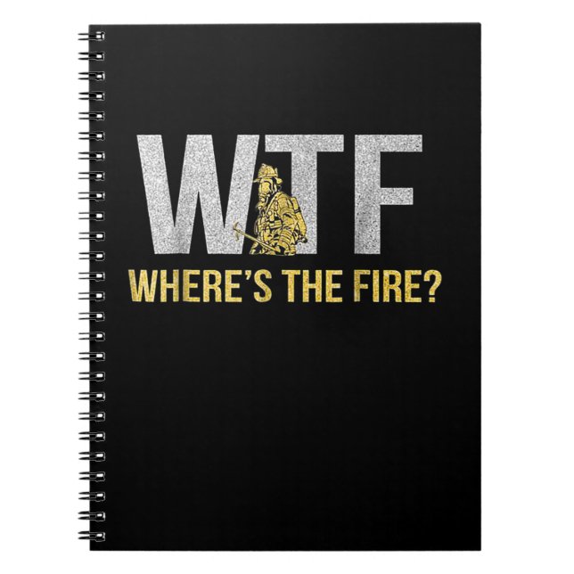 Carnet Cadeau pompier | WTF Où est le pompier (Devant)