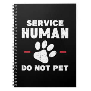 Carnet Cadeau pour amateur de chien drôle Ne pas caresser