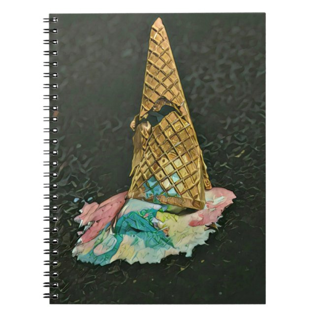 Carnet Cadeau pour amateur de glace au chocolat (Devant)
