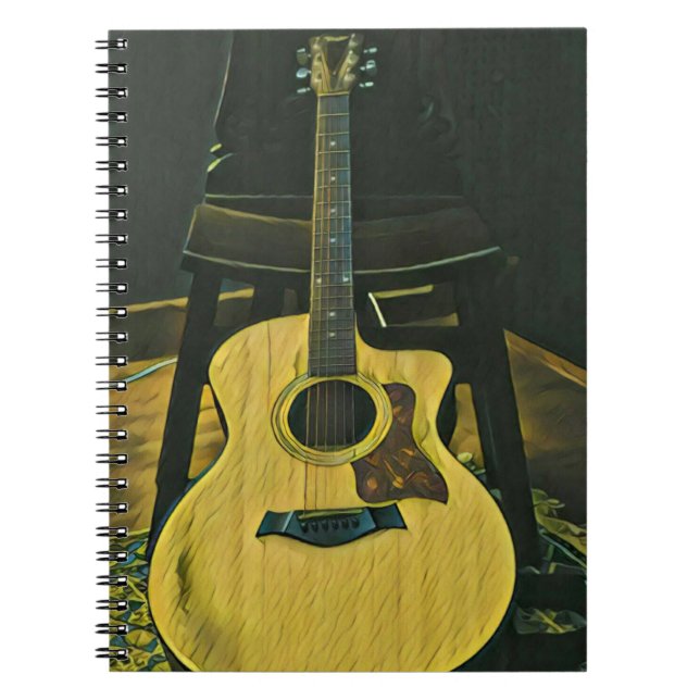 Carnet Cadeau pour ami guitariste (Devant)