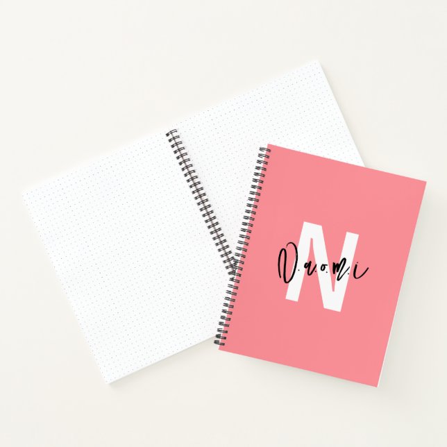 Carnet Cadeau pour filles – Lettre N personnalisée Naomi  (Intérieur)