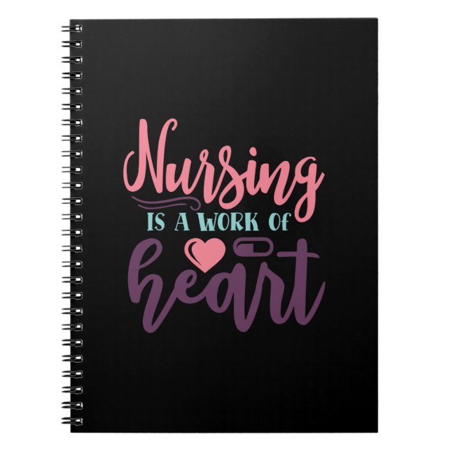 Carnet Cadeau pour infirmière Le métier d'infirmière est  (Devant)