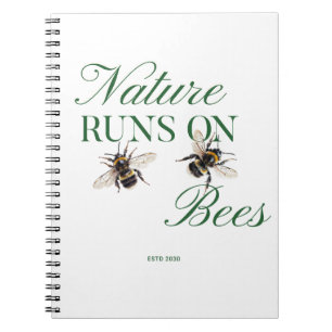 Carnet Cadeau pour jardinier Sauver les abeilles pour un