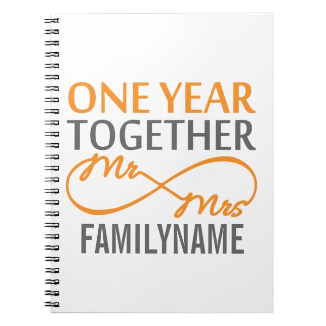 Carnet Cadeau pour le 1er anniversaire (Devant)