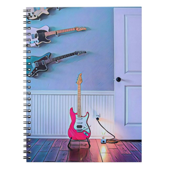 Carnet Cadeau pour mari guitariste (Devant)