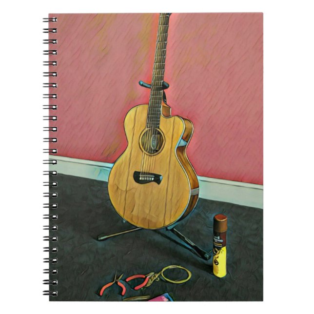 Carnet Cadeau pour musicien guitariste (Devant)