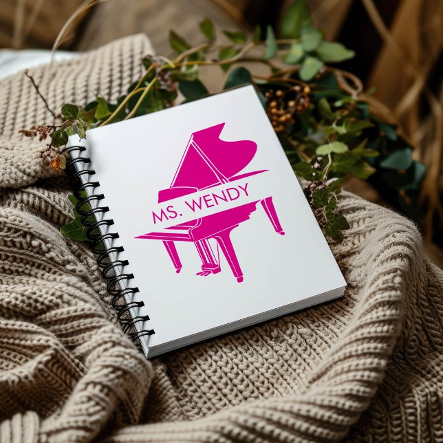 Carnet Cadeau pour professeur de piano Grand Piano (Créateur téléchargé)