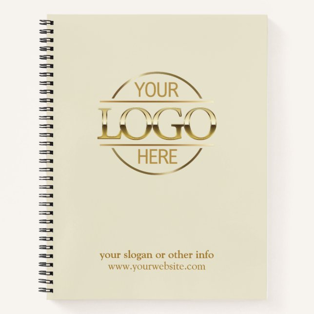 Carnet Cadeau promotionnel de logo d'entreprise moderne (Devant)