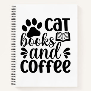 Carnet Cadeau simple pour amateur de chats noirs "Livres 