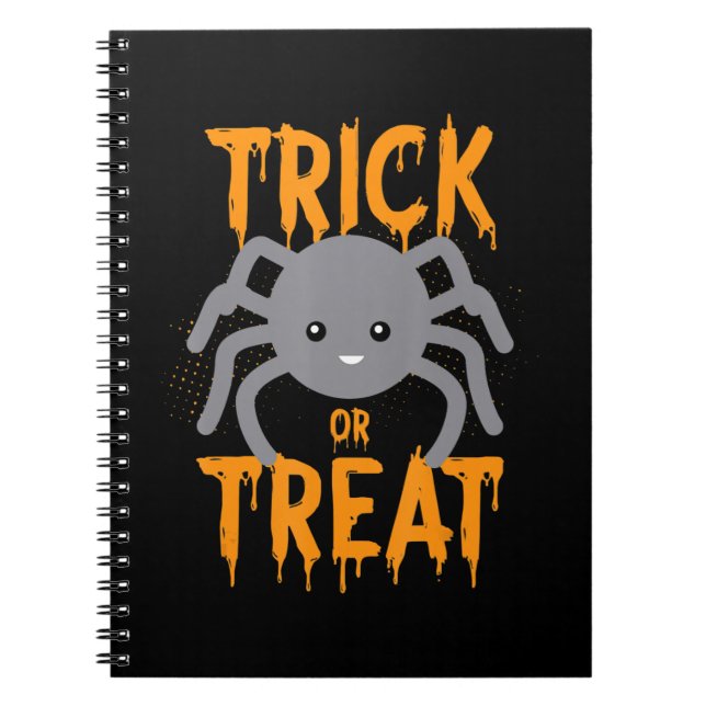 Carnet Cadeau Spider | Araignée - Trick Ou Treat - Hallow (Devant)
