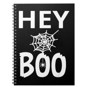 Carnet Cadeau Spider   Hey Boo Halloween Funny Spider Web