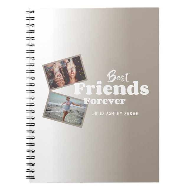 Carnet Cadeau tendance pour les meilleurs amis (Devant)