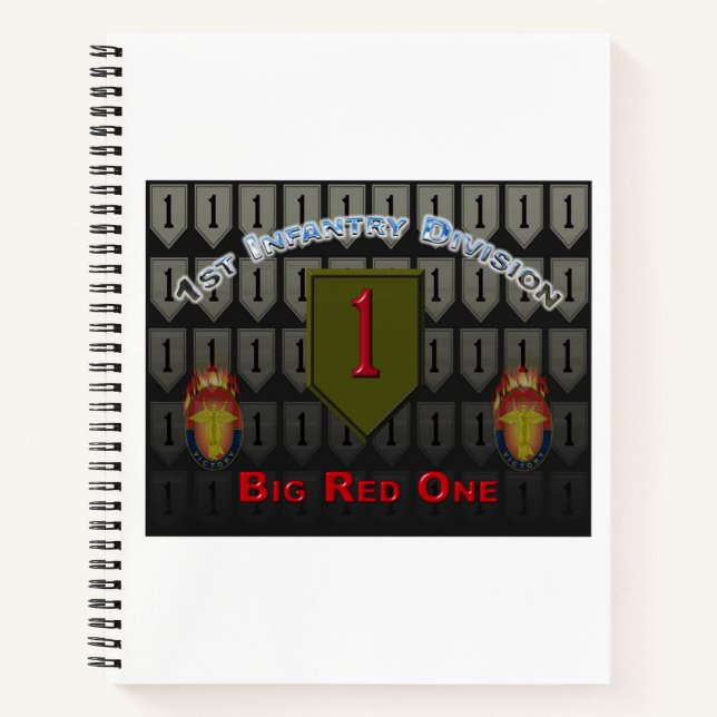 Carnet Cadeau unique pour la 1re division d'infanterie (Devant)