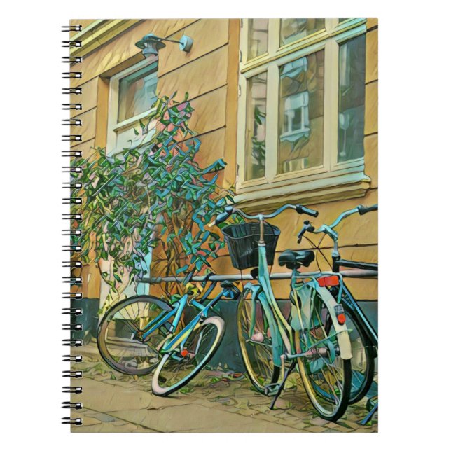 Carnet Cadeau Vélo Lover | Peinture à vélo (Devant)