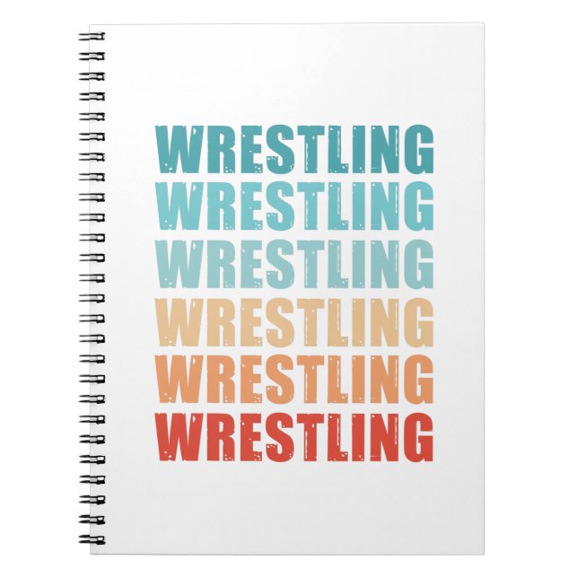 Carnet Cadeau Vintage Retro Wrestling (Devant)
