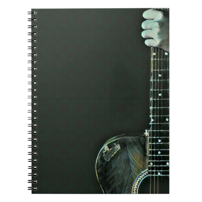 Carnet Cadeaux de basse guitariste (Devant)