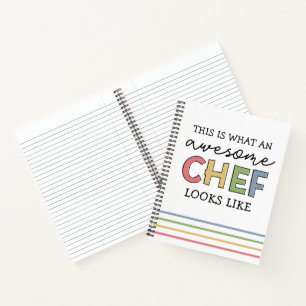 Carnet Cadeaux de Chef géniaux   Meilleur Chef Jamais Drô