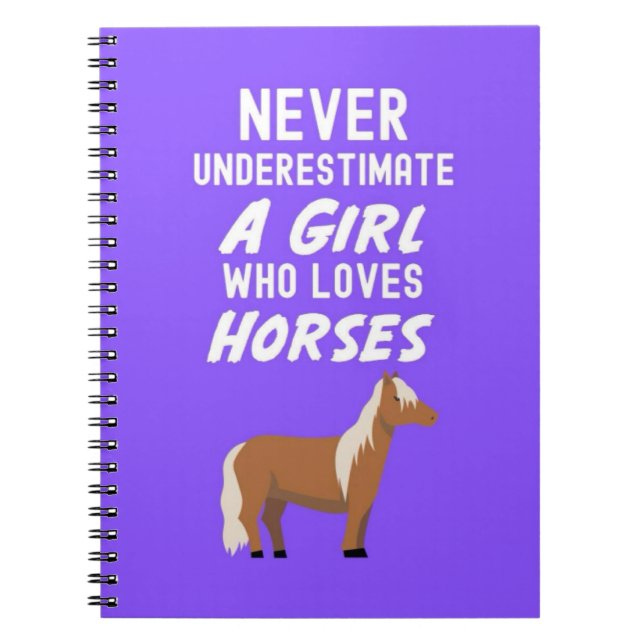 Carnet Cadeaux de Cheval Rose Mignon pour Bébé Filles Enf (Devant)