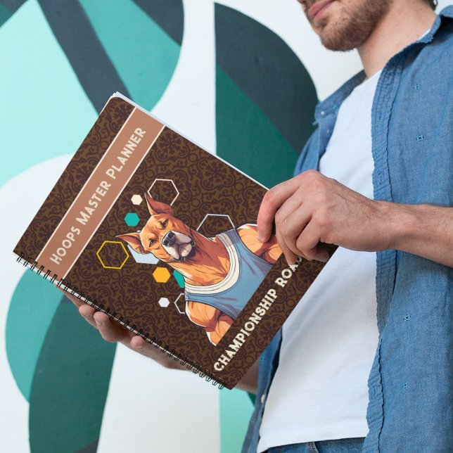 Carnet Cadeaux de chiens cool pour les amateurs de basket (Cool Dog Gifts for Basketball Lovers Coach Fans)