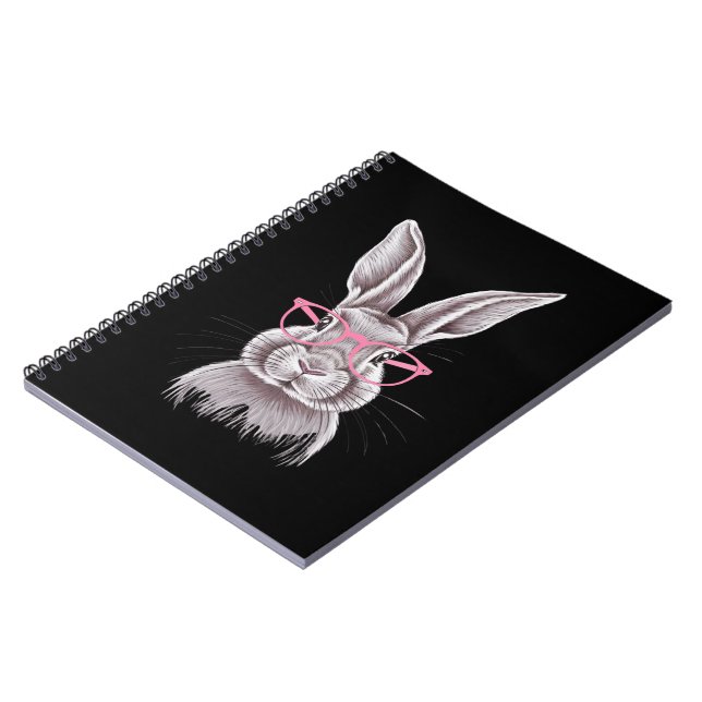 Carnet Cadeaux de famille mignons de lapin drôle de Pâque (Côté gauche)