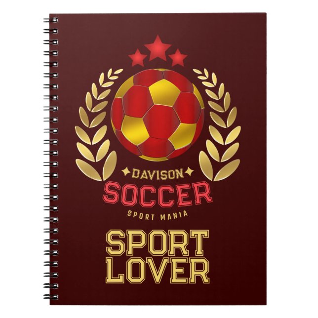 Carnet cadeaux de football pour garçons (Devant)