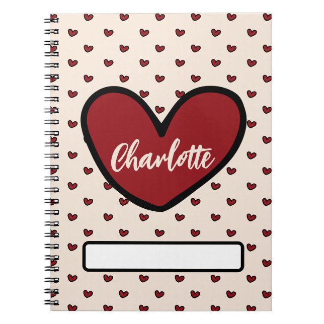 Carnet Cadeaux de papeterie Fun Stylist Sweet Heart patte (Devant)