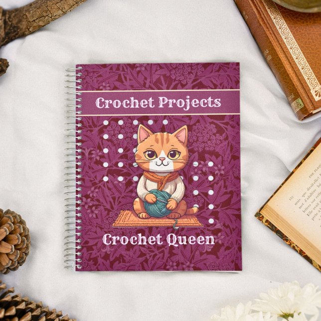 Carnet Cadeaux de retraite de chats pour maman de Crochet (Cat Retirement Gifts for Crocheter Mom Grandma)