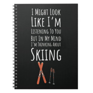 Carnet Cadeaux Drôles et Uniques Pour Skieurs Sports d'Hi