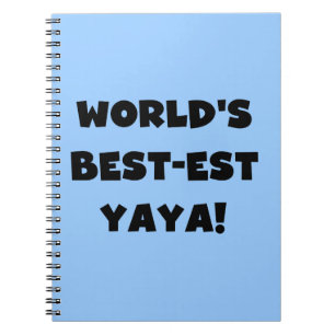 Carnet Cadeaux du Meilleur-est Yaya du monde noir des
