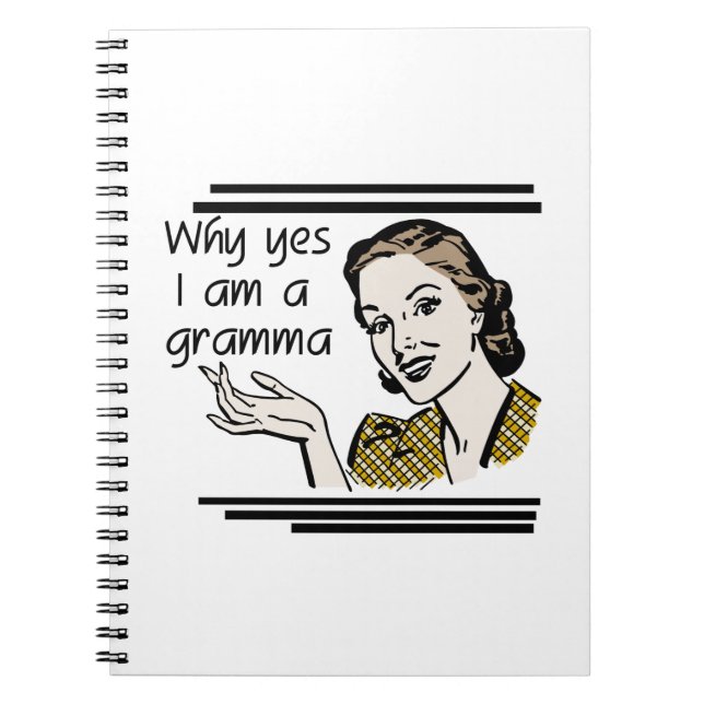 Carnet Cadeaux Gramma Retro (Devant)