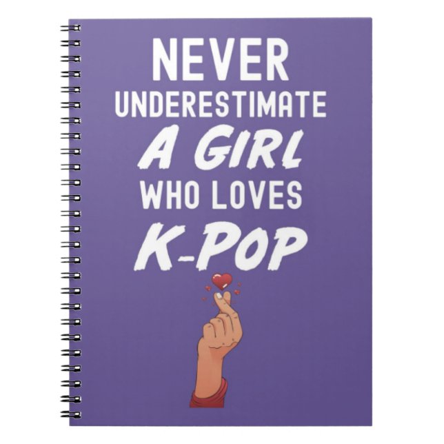 Carnet Cadeaux Kpop rose mignonne fille Kawaii Corée pop  (Devant)