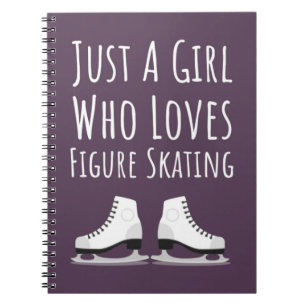 Carnet Cadeaux Mignons de Patinage Artistique Rose Pour F