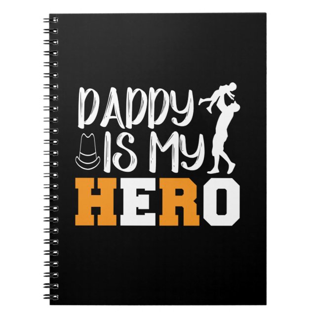 Carnet Cadeaux papa | Papa Est Mon Héros (Devant)