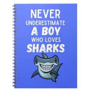 Carnet Cadeaux Requin Bleu Mignon Pour Bébé Garçon Pour E