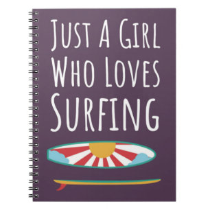 Carnet Cadeaux Rose Mignon de Surf pour Bébés Filles Enfa