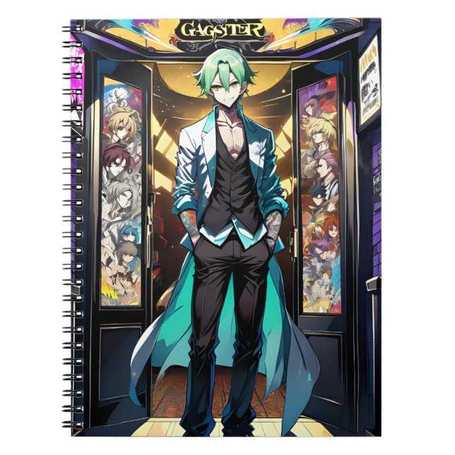 Carnet Caderno Anime Mistério no Centro (Devant)