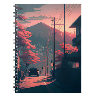 Carnet Caderno capa esthétique, Lo-fi