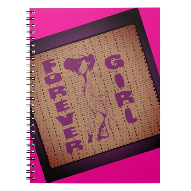 Carnet Caderno Forever Girl (Devant)