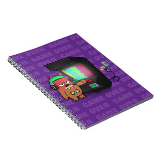Carnet Caderno "Game Over"