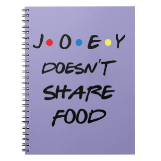 Carnet Caderno Joey Doesn't Share Food