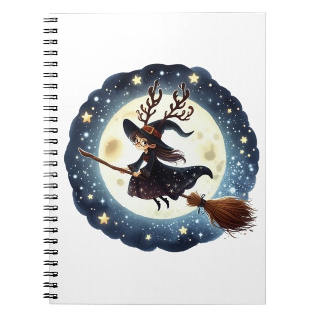 Carnet Caderno Viagem da Bruxa Natalina (Devant)