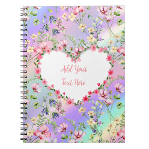 Carnet Cadre de cœur floral élégant : pour chaque occasio