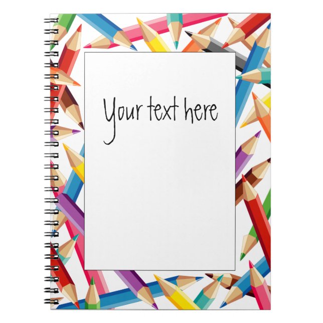 Carnet Cadre de crayons lumineux (Devant)