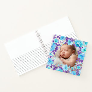 Carnet Cadre Fleurs & Feuilles Vintage - Carré 4 + texte