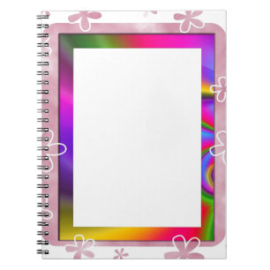 CARNET CADRE FLORAL DE PHOTO