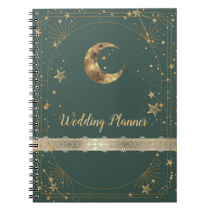 Carnet Cadre Lune Étoiles Céleste