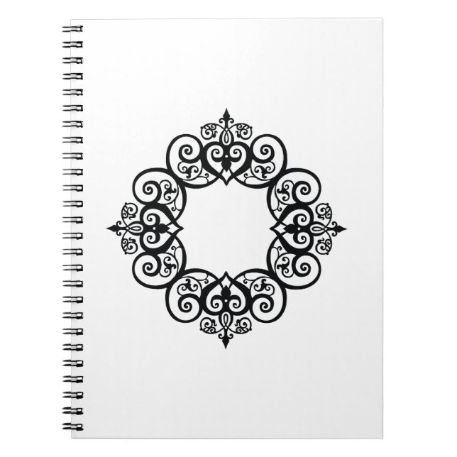 Carnet Cadre Ornemental Vintage (Devant)