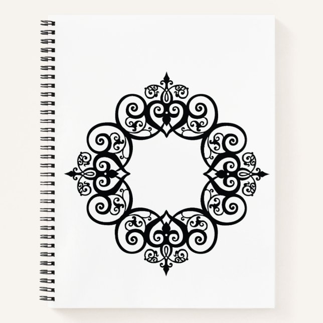 Carnet Cadre Ornemental Vintage (Devant)