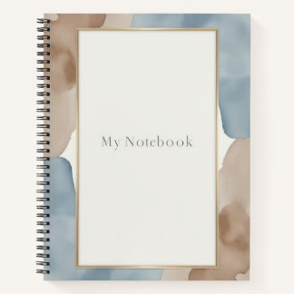 Carnet Cadre texturé : Aquarelle et papier