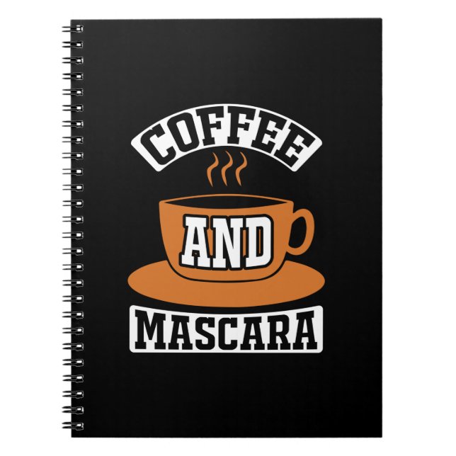 Carnet Café Art Café Et Mascara (Devant)